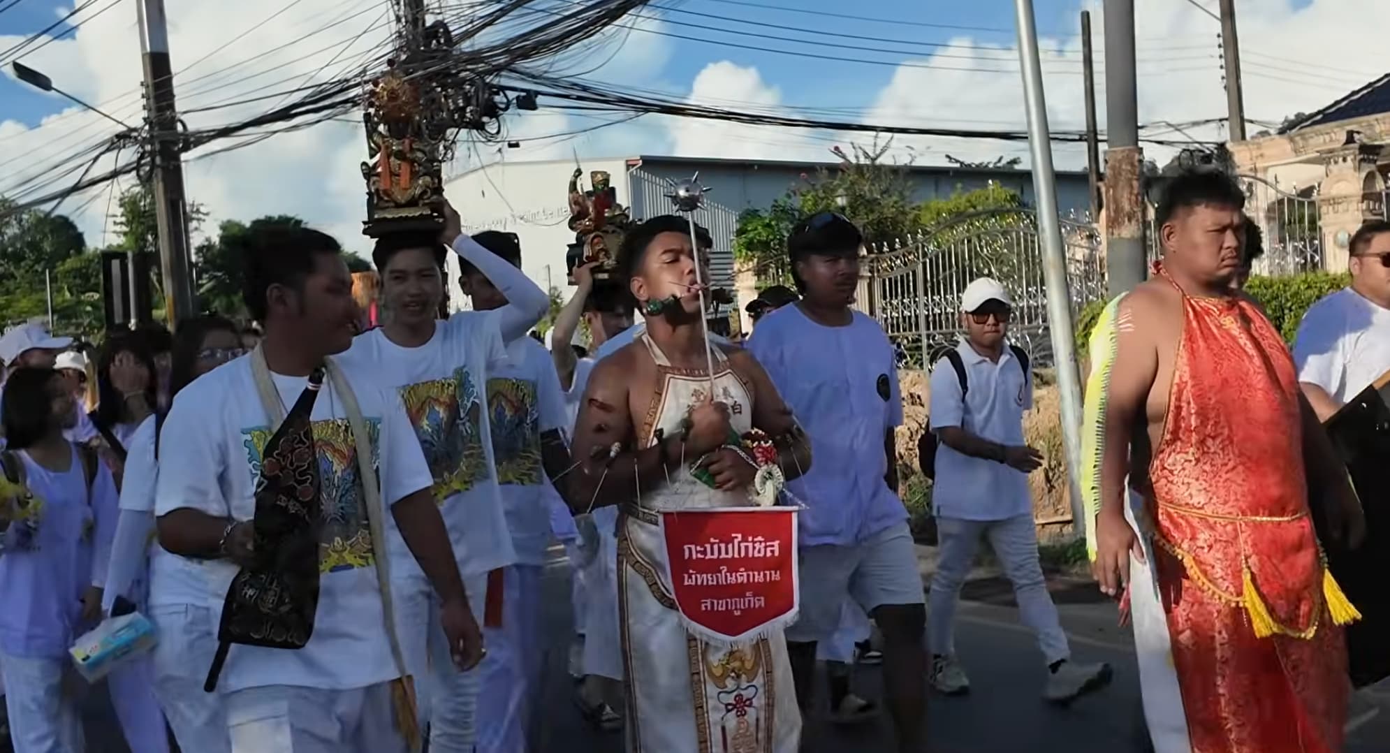 Tayland vejeteryan festivali.