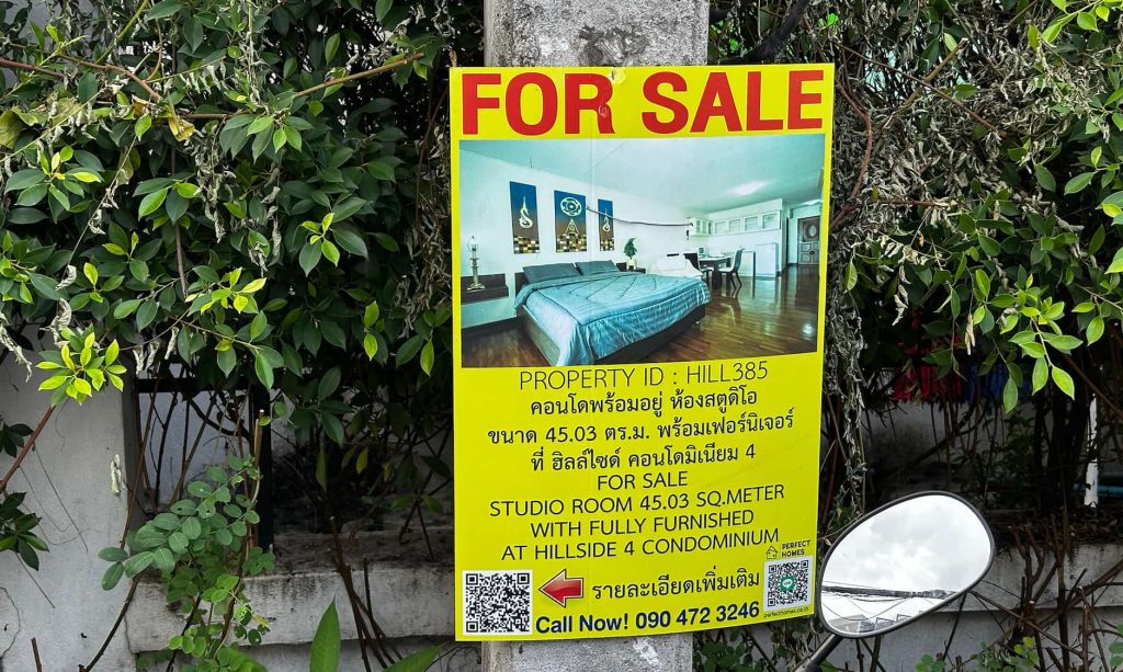 Tayland Chiang Mai'de satılık bir ev ilanı.